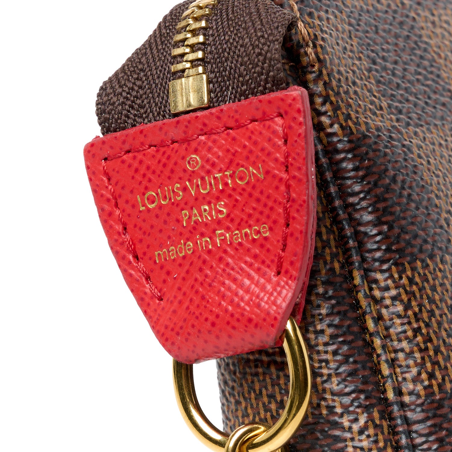 Louis Vuitton Damier Ebene 2019 Christmas Animation Mini Pochette