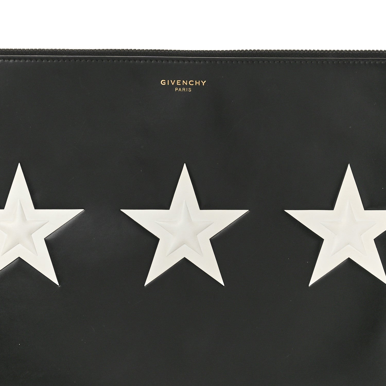 Givenchy Smooth Calfskin Large Star Pouch Black 7 of 9