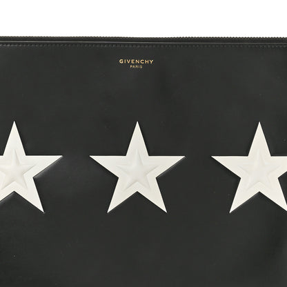 Givenchy Smooth Calfskin Large Star Pouch Black 7 of 9