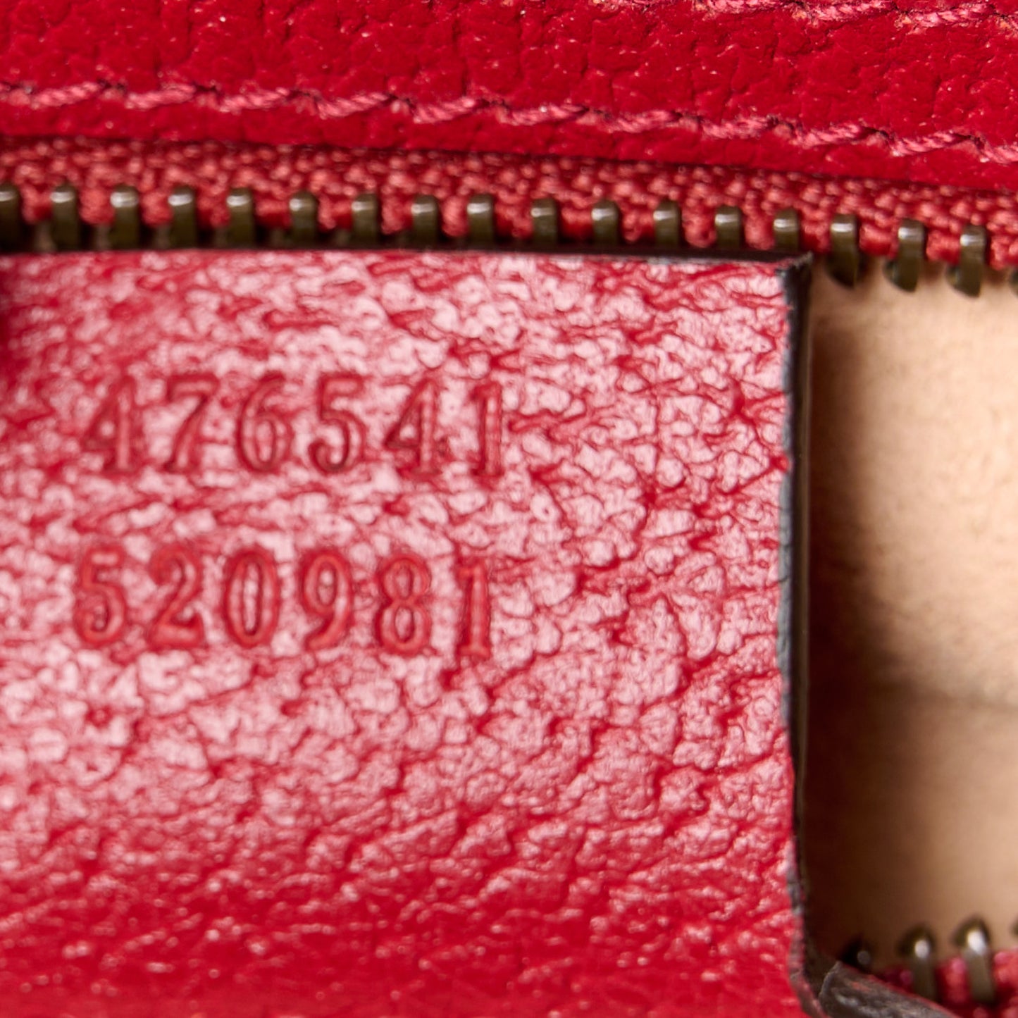 GG Supreme Monogram Small Queen Margaret Top Handle Bag Red