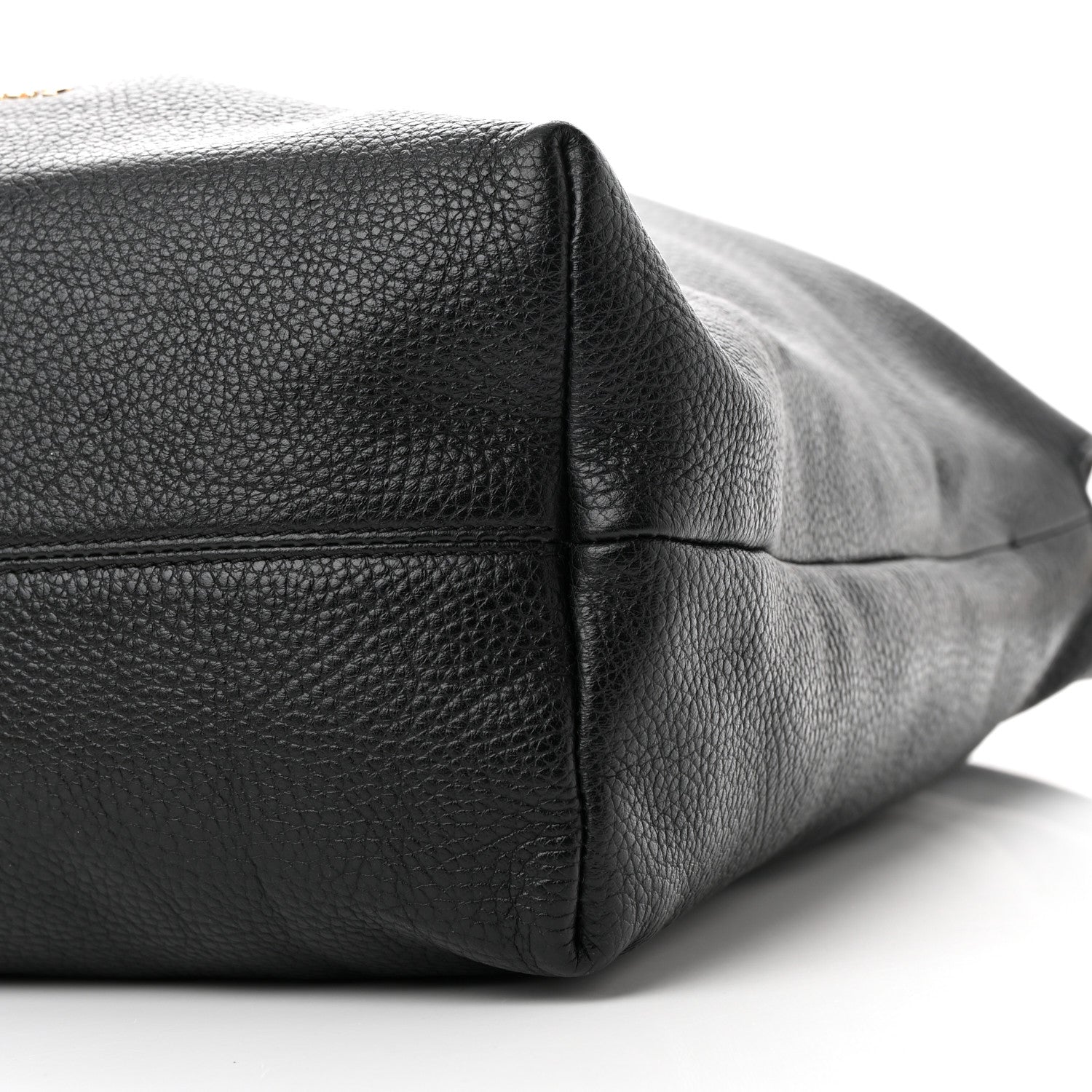 Burberry Grainy Calfskin Medium Cale Hobo Black 10 of 15