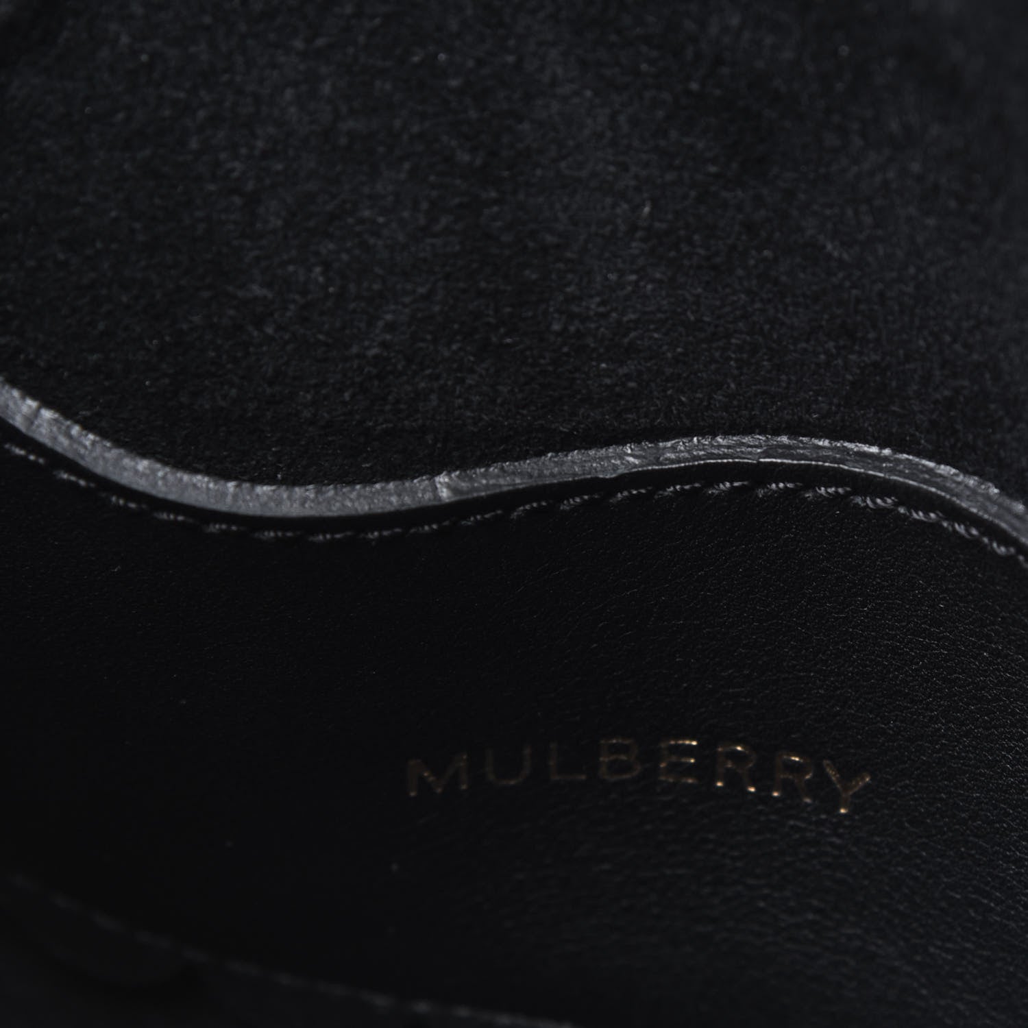 Mulberry Smooth Calfskin Mini Cecily Flower Lock Crossbody Bag Black 8 of 15
