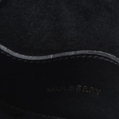 Mulberry Smooth Calfskin Mini Cecily Flower Lock Crossbody Bag Black 8 of 15