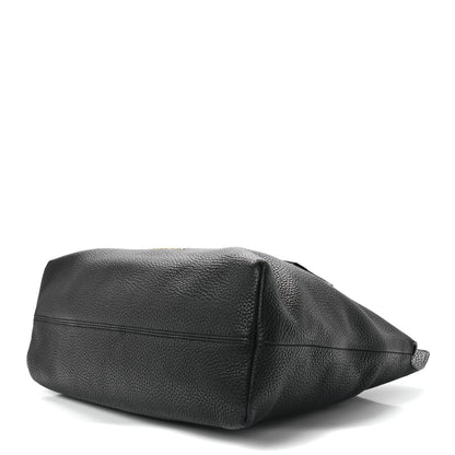 Burberry London Grainy Calfskin Medium Baynard Tote Black 9 of 11
