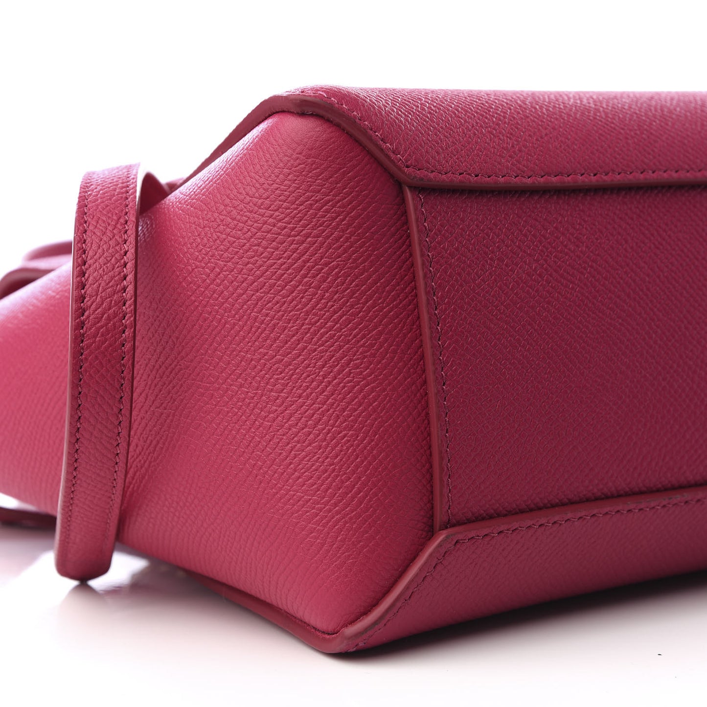 Grained Calfskin Nano Belt Bag Pink