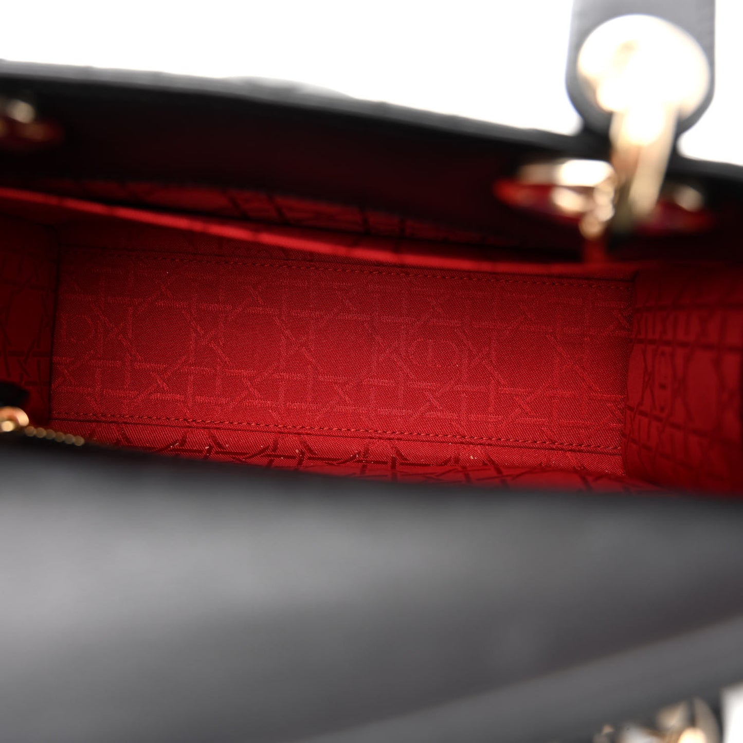 Lambskin Cannage Small My ABCDior Lady Dior Black