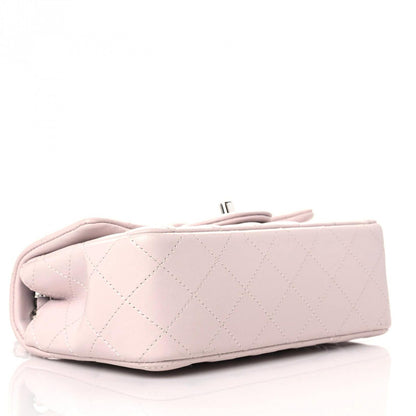 Chanel Lambskin Quilted Mini Rectangular Flap Light Purple 4 of 11
