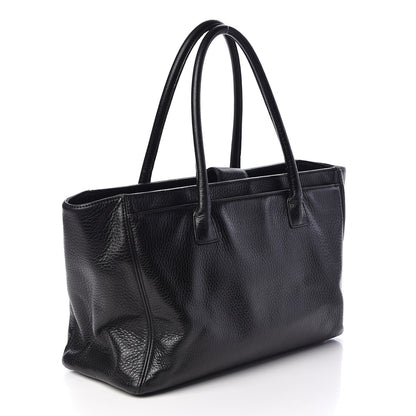 Chanel Deerskin Cerf Executive Shopper Tote Black 3 of 10