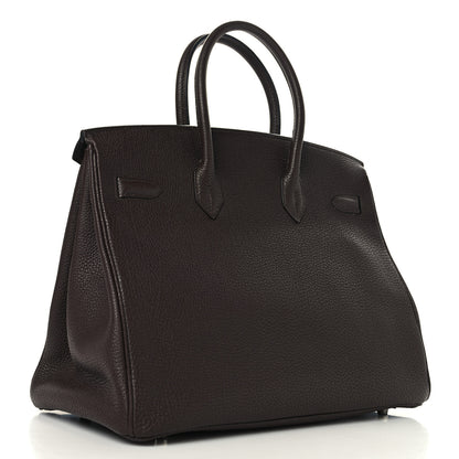 Hermes Togo BIRKIN 35 Chocolate 3 of 12