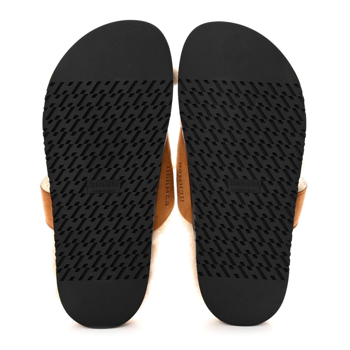 Suede Goatskin Woolskin Womens Chypre Sandals 37 Naturel Ecru