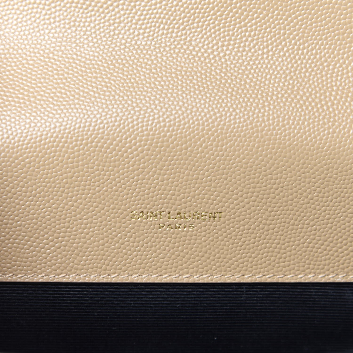 Saint Laurent Grain De Poudre Textured Mixed Matelasse Triquilt Small Monogram Satchel Cork 9 of 10
