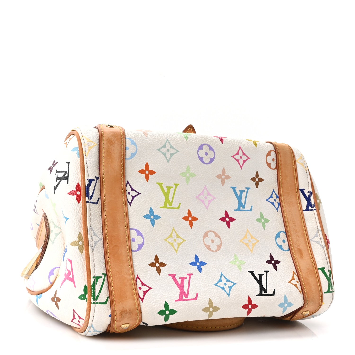Louis Vuitton Monogram Multicolor Priscilla White 4 of 9