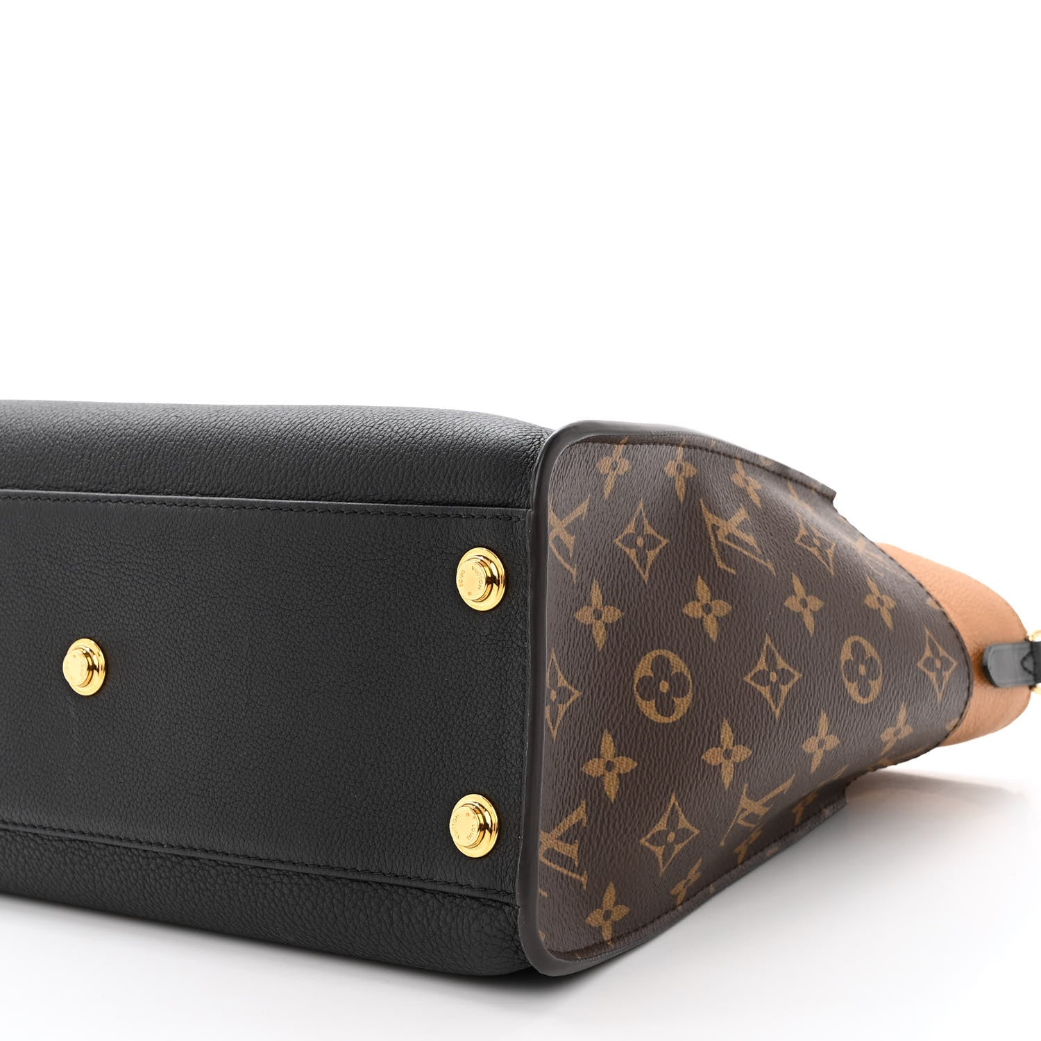 Louis Vuitton Calfskin Monogram On My Side Black 9 of 9