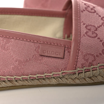Gucci Monogram Espadrilles 36.5 Soft Pink 8 of 8