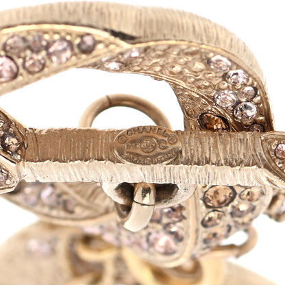 Chanel Crystal CC Chain Link Bracelet Pink Gold 4 of 5