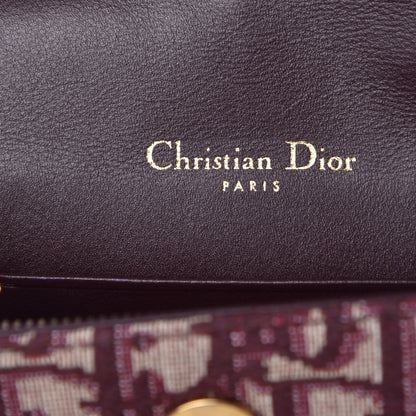 Christian Dior Oblique Saddle Belt Bag Bordeaux 6 of 9