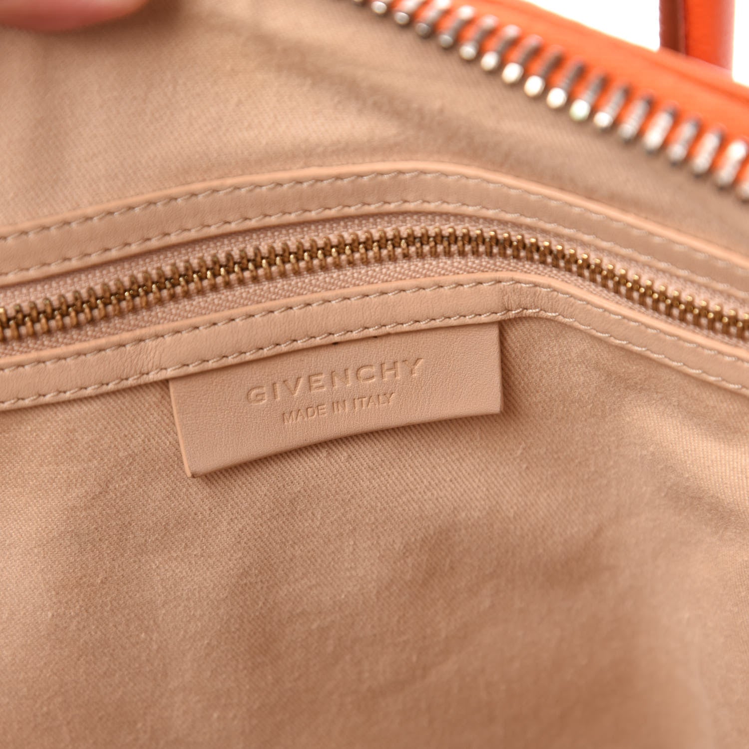 Givenchy Sugar Goatskin Medium Antigona Orange 8 of 13