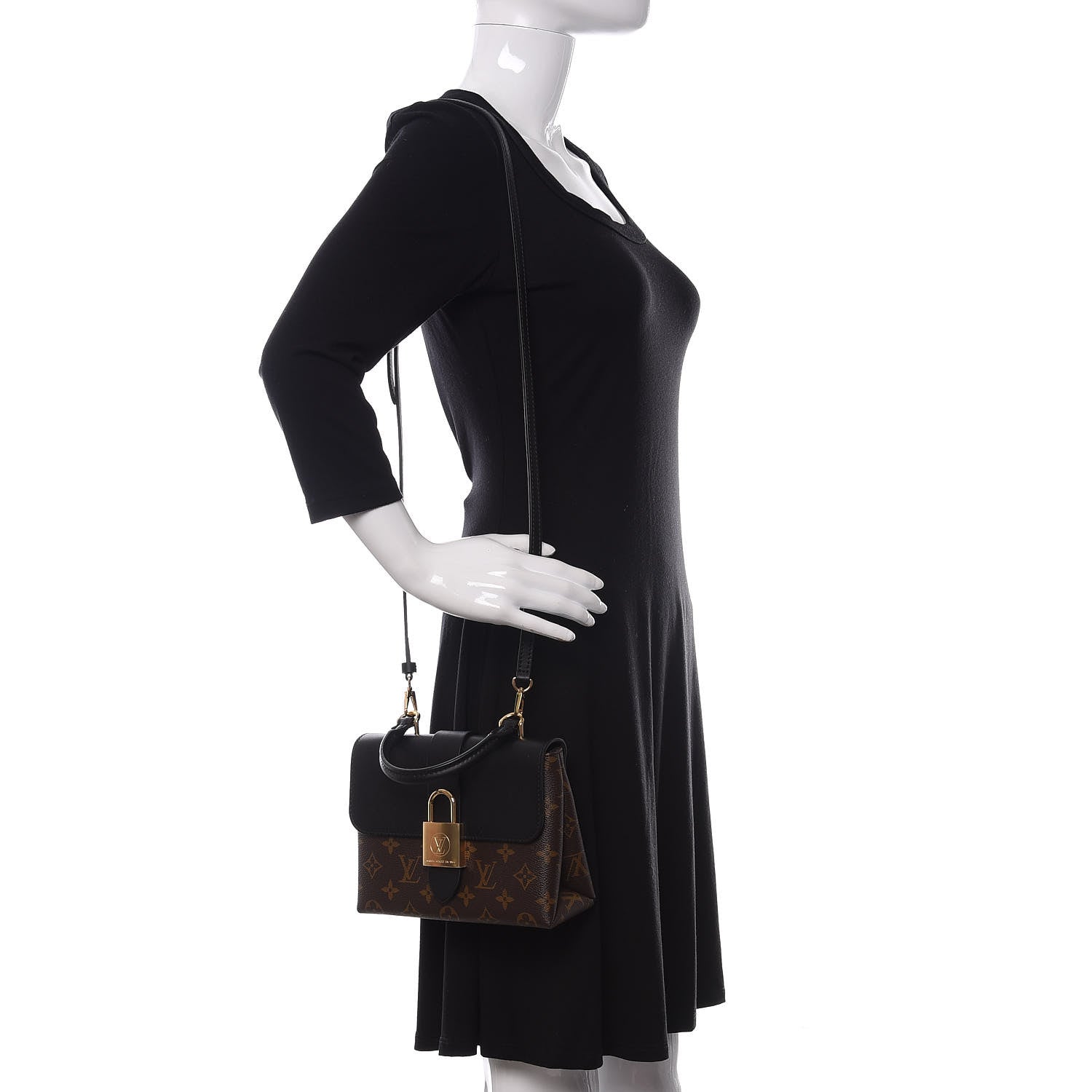 Louis Vuitton Monogram Locky BB Black 2 of 11