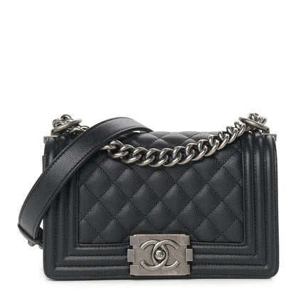 Chanel Caviar Quilted Small Boy Flap Black 1 of 9