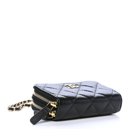 Chanel Caviar Quilted Miss Coco Clutch With Chain Black 3 of 5