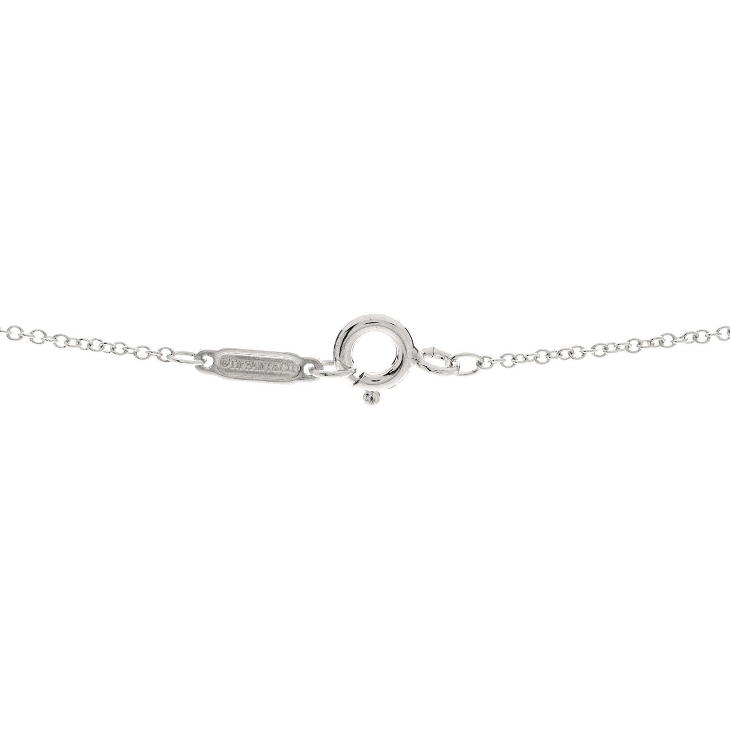 Tiffany Sterling Silver Twist Knot Pendant Necklace 4 of 5