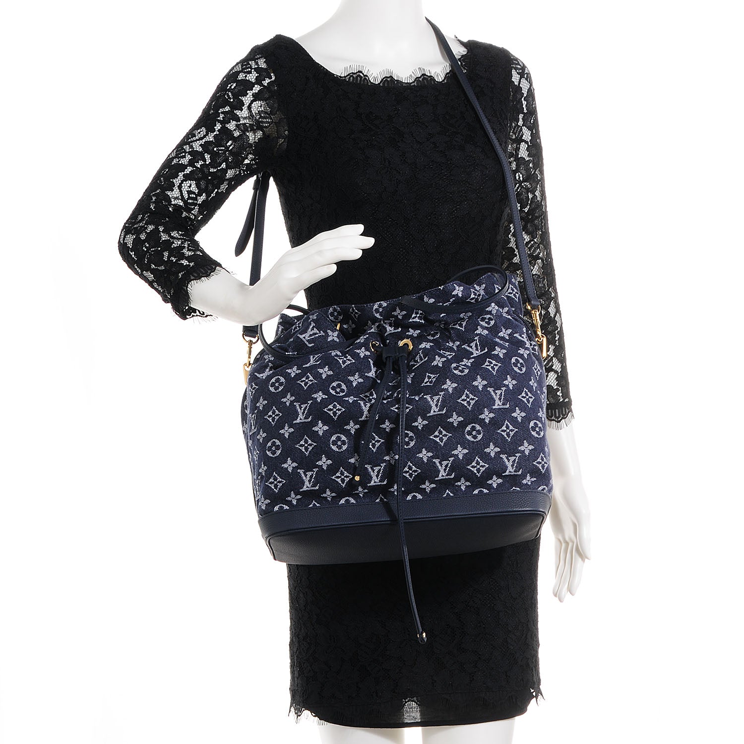Louis Vuitton Denim Noefull MM Grand Blue 2 of 7
