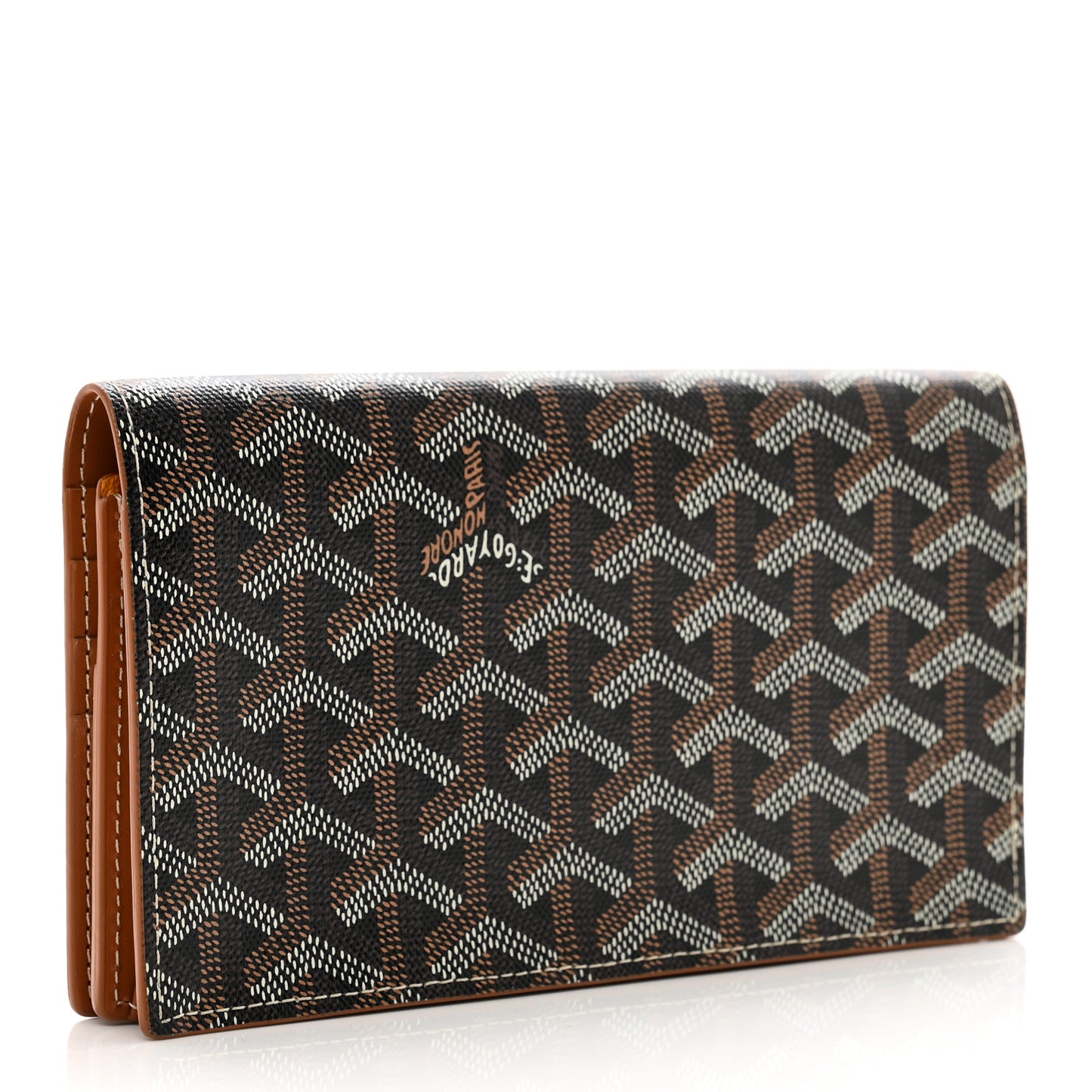 Goyardine Richelieu Wallet Black Gold