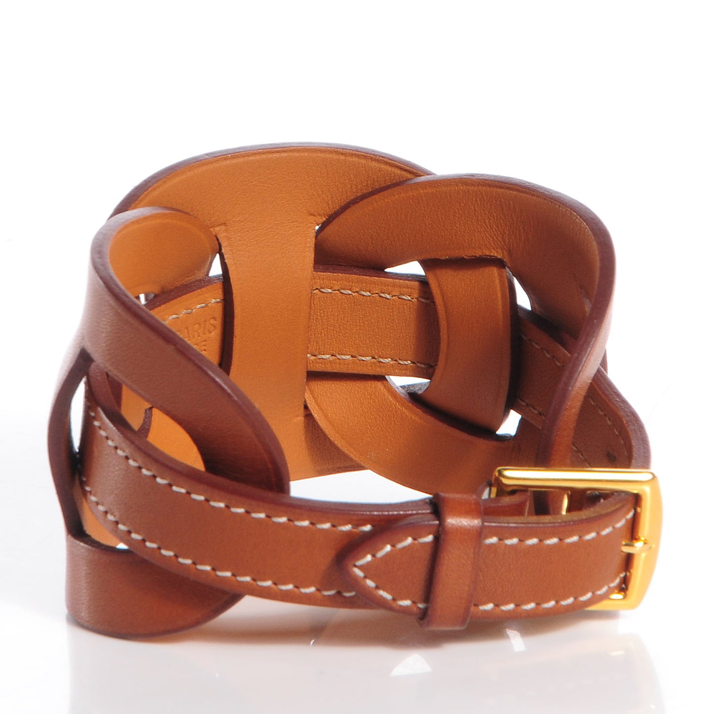 Natural Barenia Calfskin Fetiche Bracelet Small