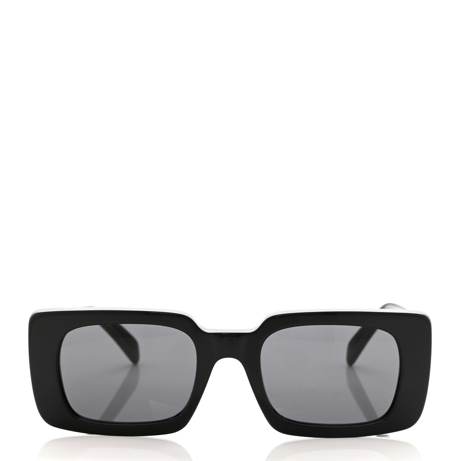 Celine Acetate Rectangular Sunglasses CL40213I Black 2 of 7