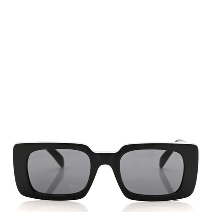 Celine Acetate Rectangular Sunglasses CL40213I Black 2 of 7