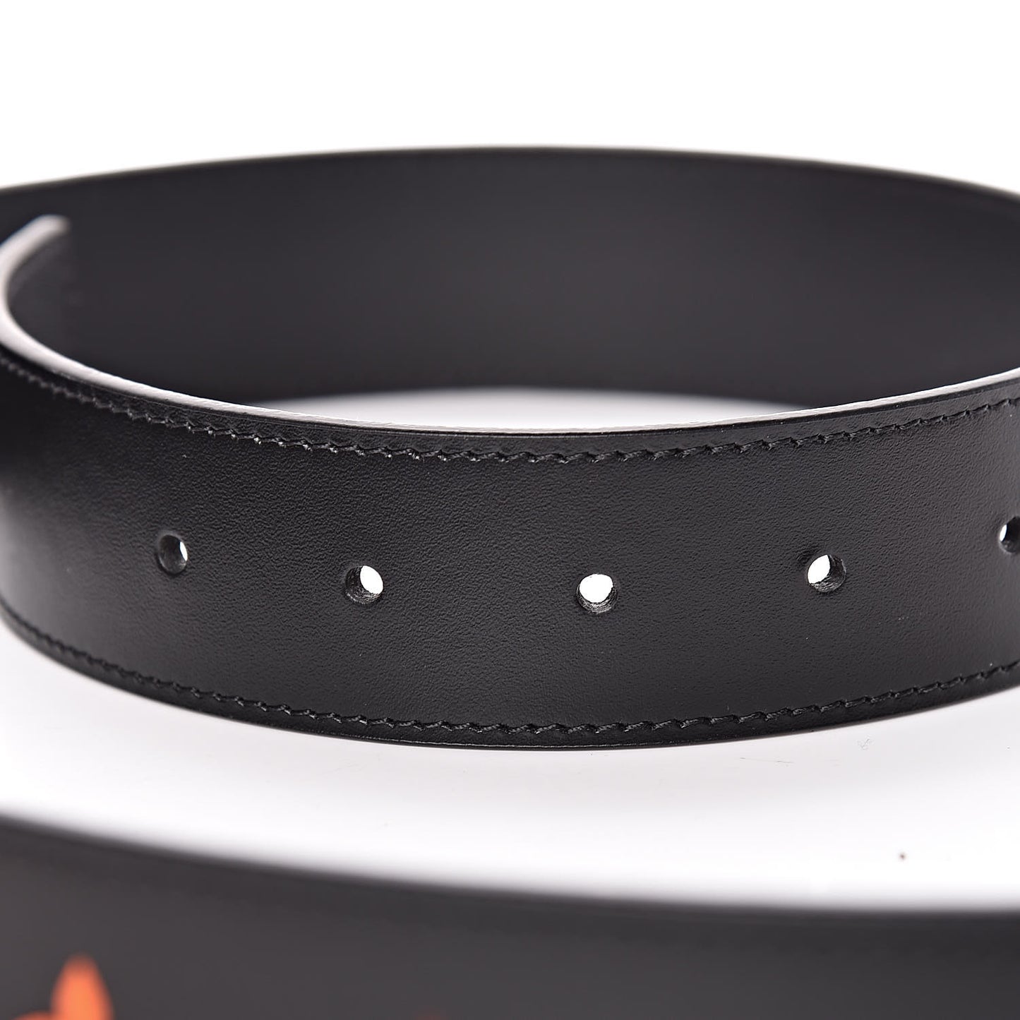 Calfskin 35mm LV New Wave Belt 90 36 Black