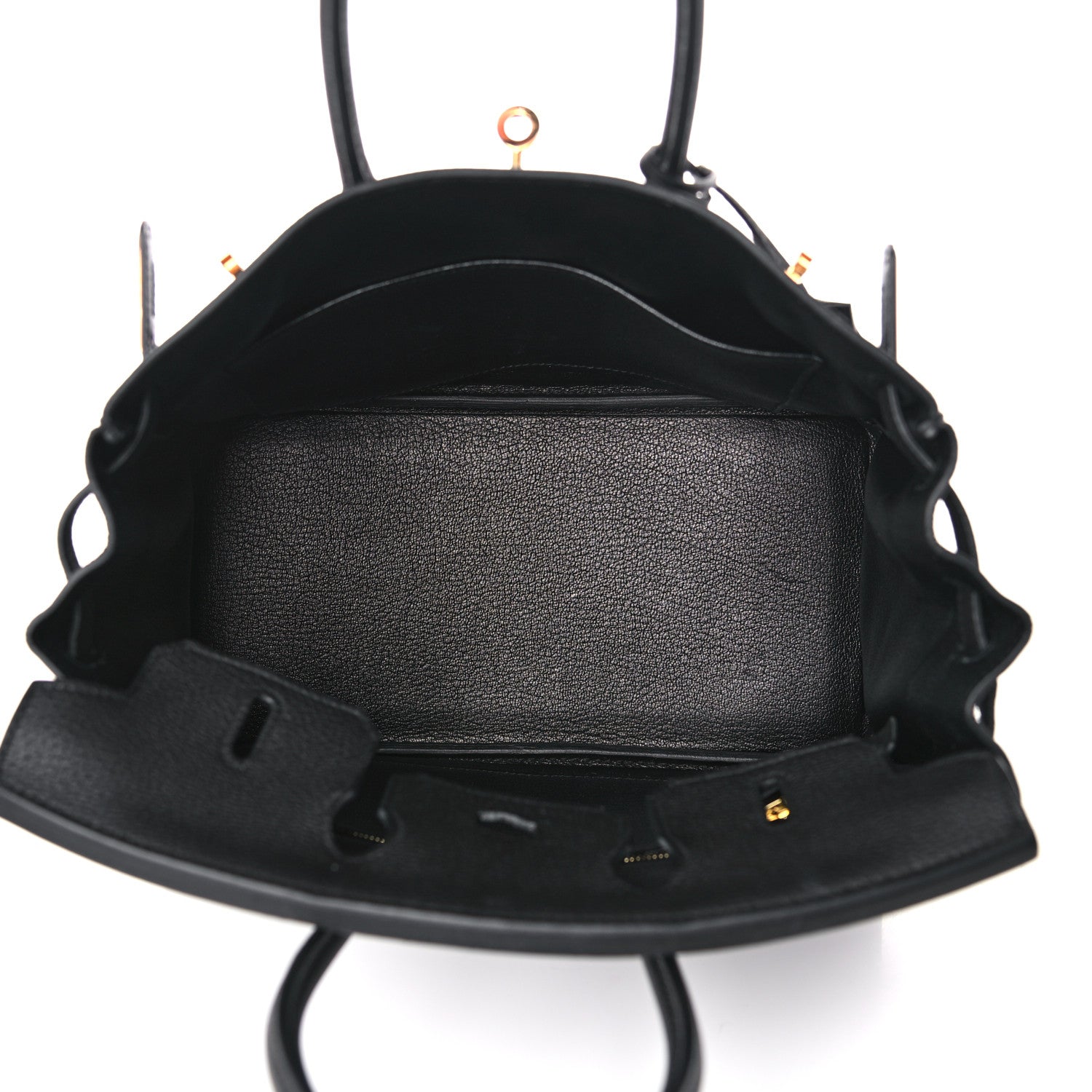 Hermes Togo Birkin 25 Black 7 of 34