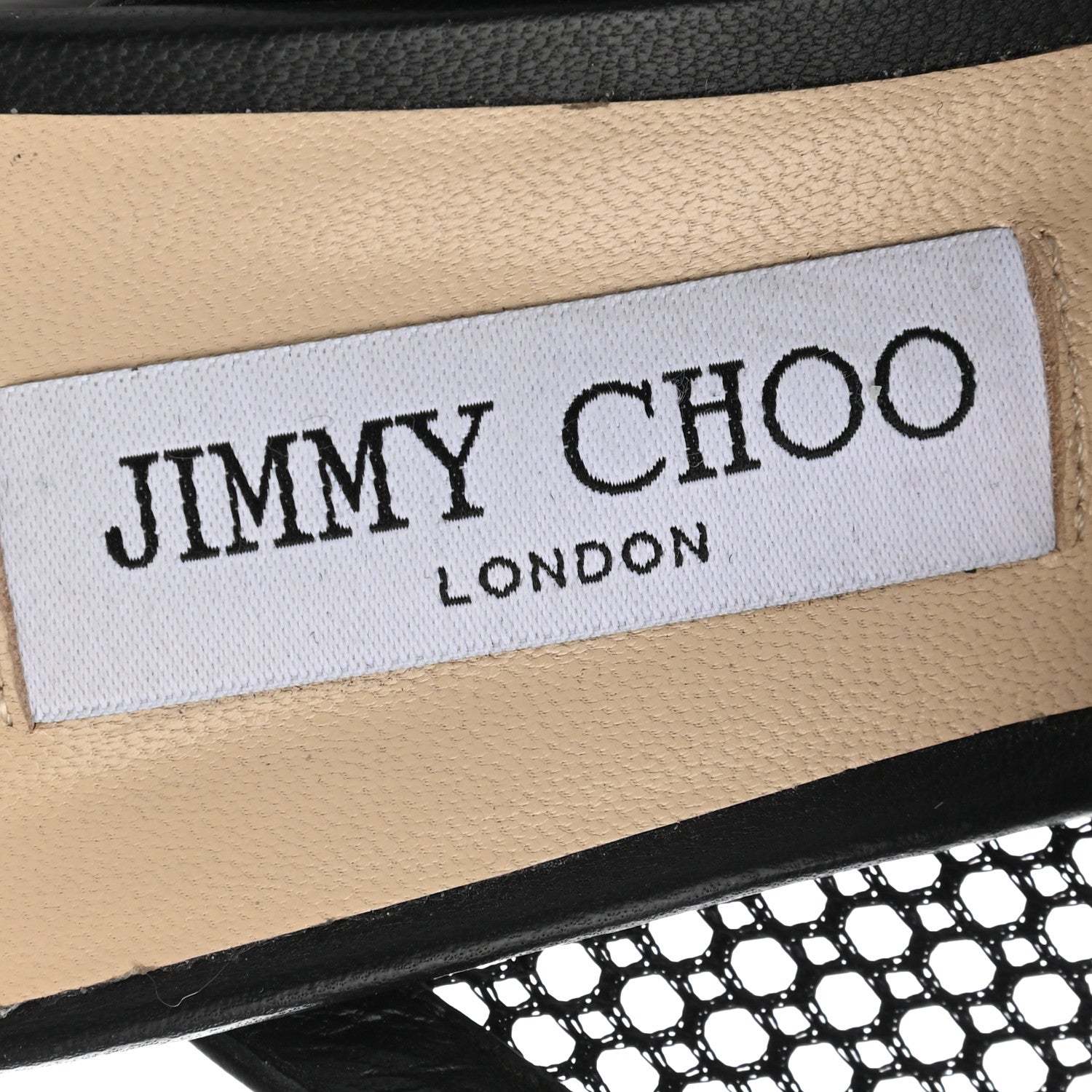 Jimmy Choo Net Nappa Joud 85 Mule Sandals 40.5 Black 7 of 8