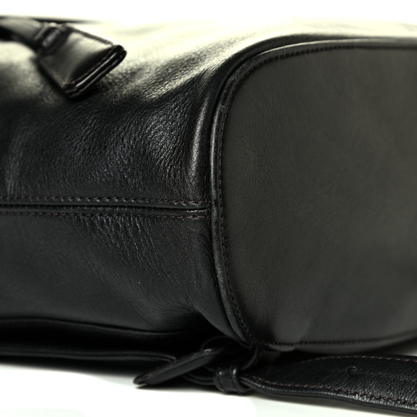 Lambskin CC Drawstring Backpack Black