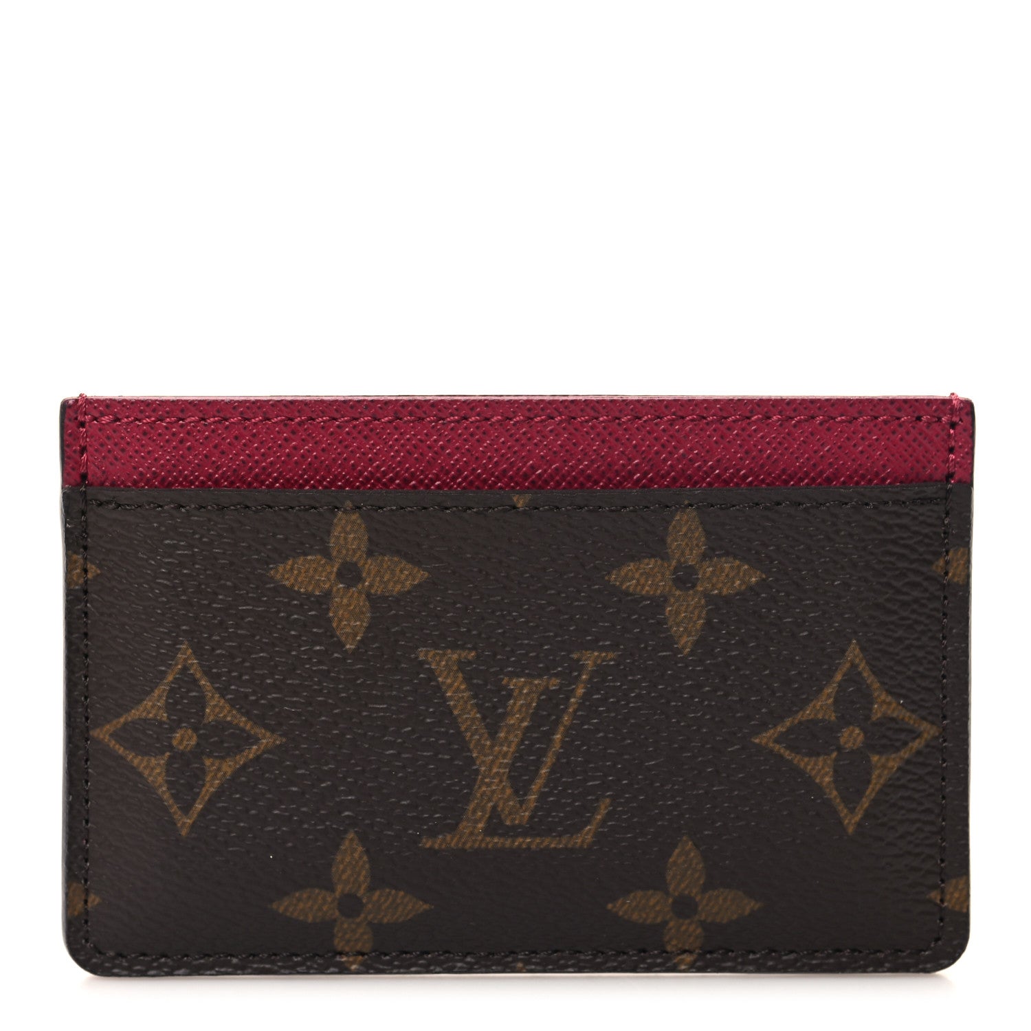 Louis Vuitton LOUIS VUITTON Monogram Card Holder Fuchsia 1 of 6