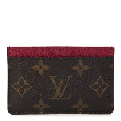 Louis Vuitton LOUIS VUITTON Monogram Card Holder Fuchsia 1 of 6