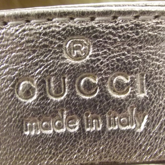 Stitched Guccissima Leather Evening Bag Gold