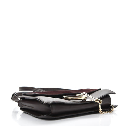 Chloe Suede Calfskin Small Faye Shoulder Bag Carbon Brown 4 of 8