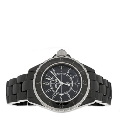 Chanel Stainless Steel Ceramic 33mm J12 Quartz Watch Black 2 of 5