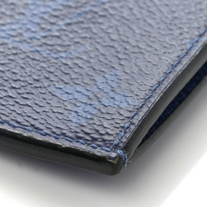 Louis Vuitton Monogram Taiga Coin Card Holder Cobalt 10 of 10