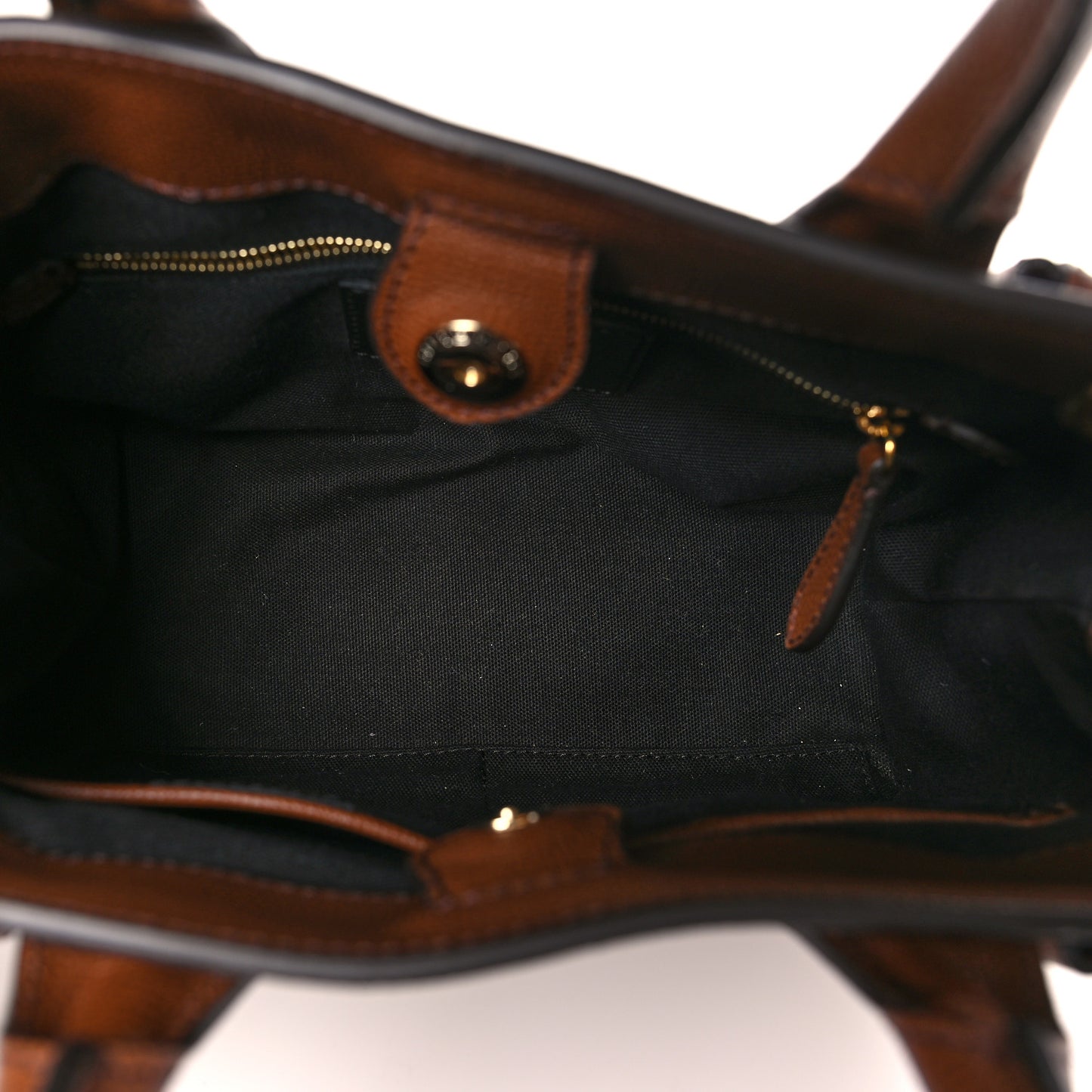 Derby Calfskin House Check Small Banner Tote Tan