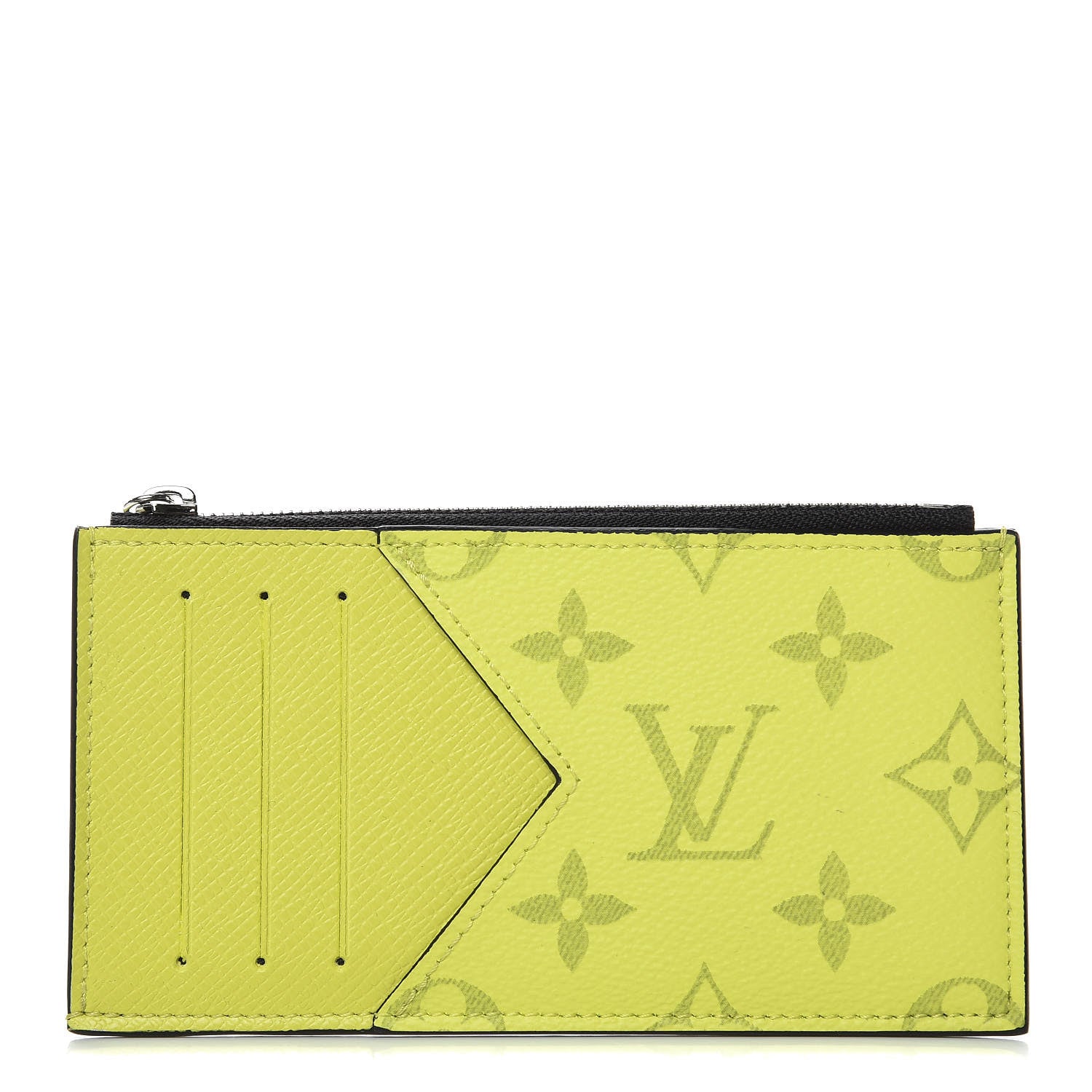 Louis Vuitton Monogram Taiga Coin Card Holder Yellow 1 of 7