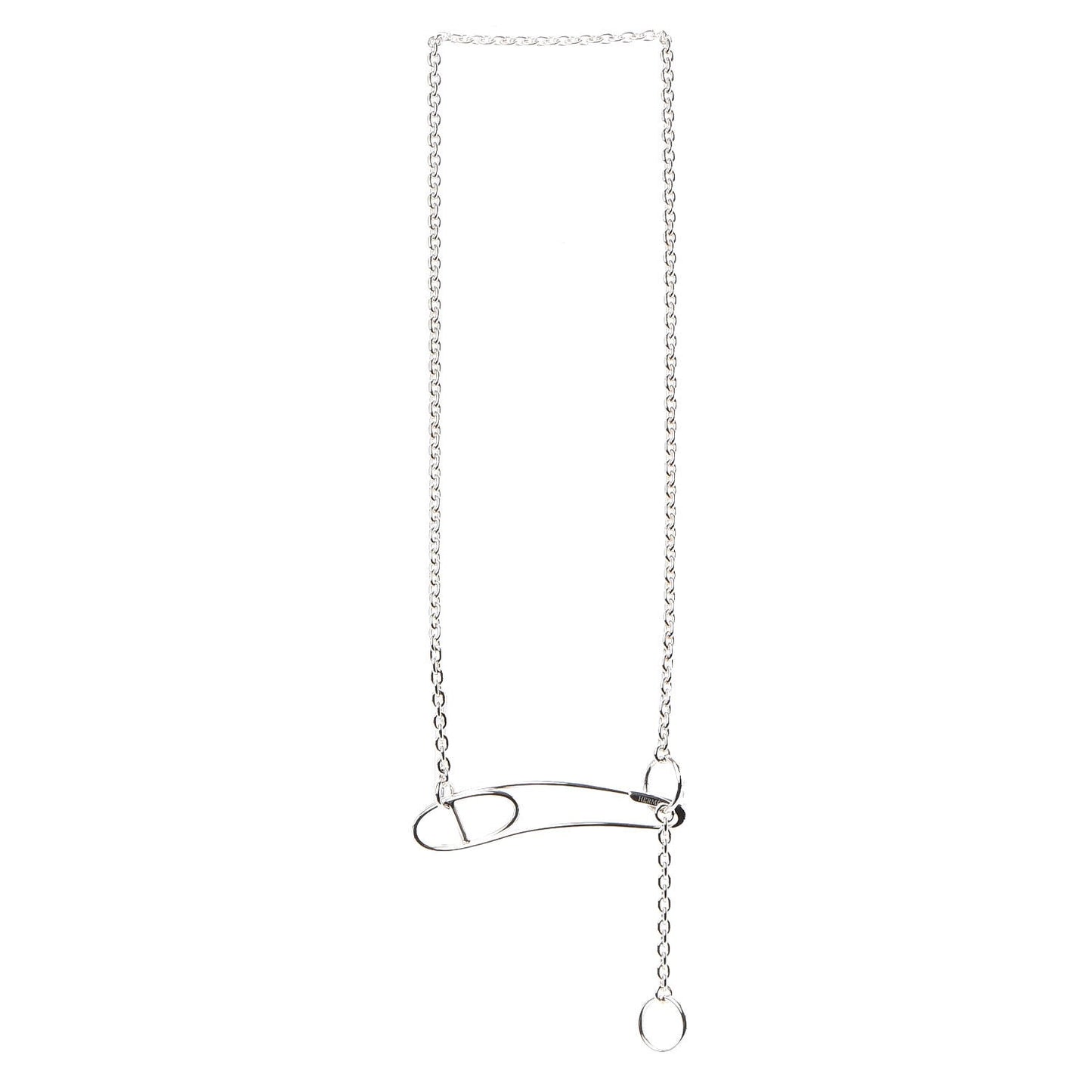 Sterling Silver Chaine d'Ancre Punk Long Necklace