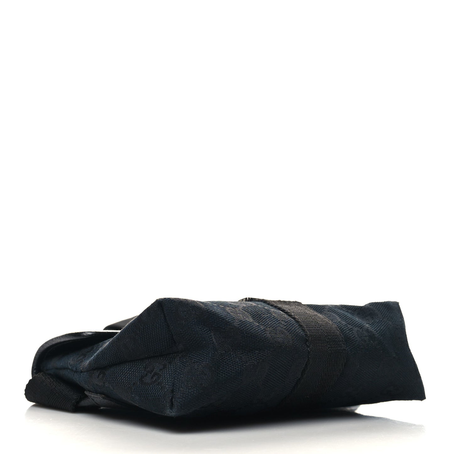 GG Monogram Web Buckle Belt Bag Black