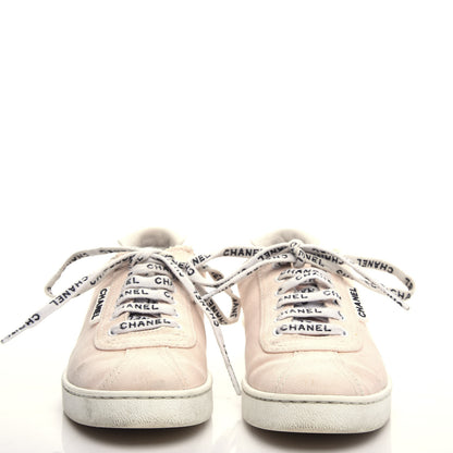 Chanel Canvas Womens Sneakers 35 Light Pink 2 of 13