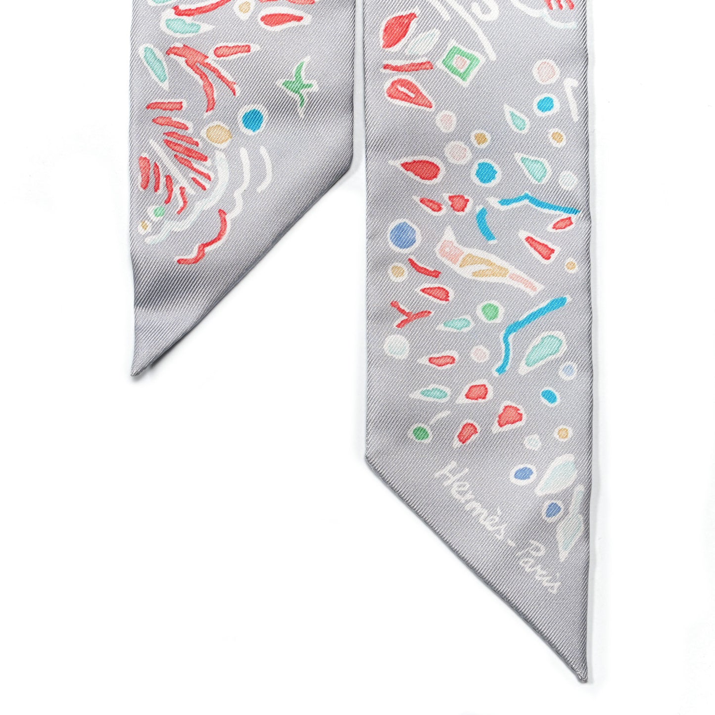 Silk Isola Di Primavera Twilly Gris Perle Grenadine