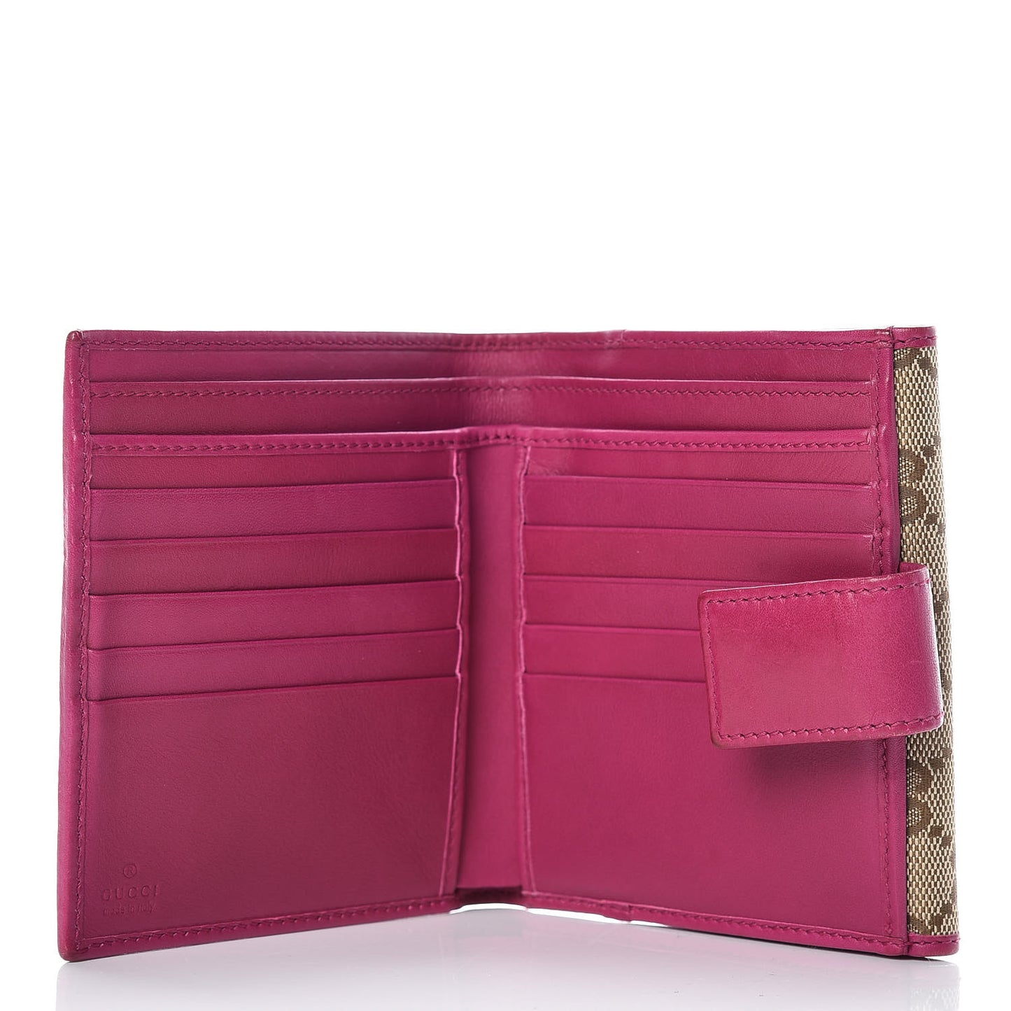 Monogram Dice French Flap Wallet Fuchsia