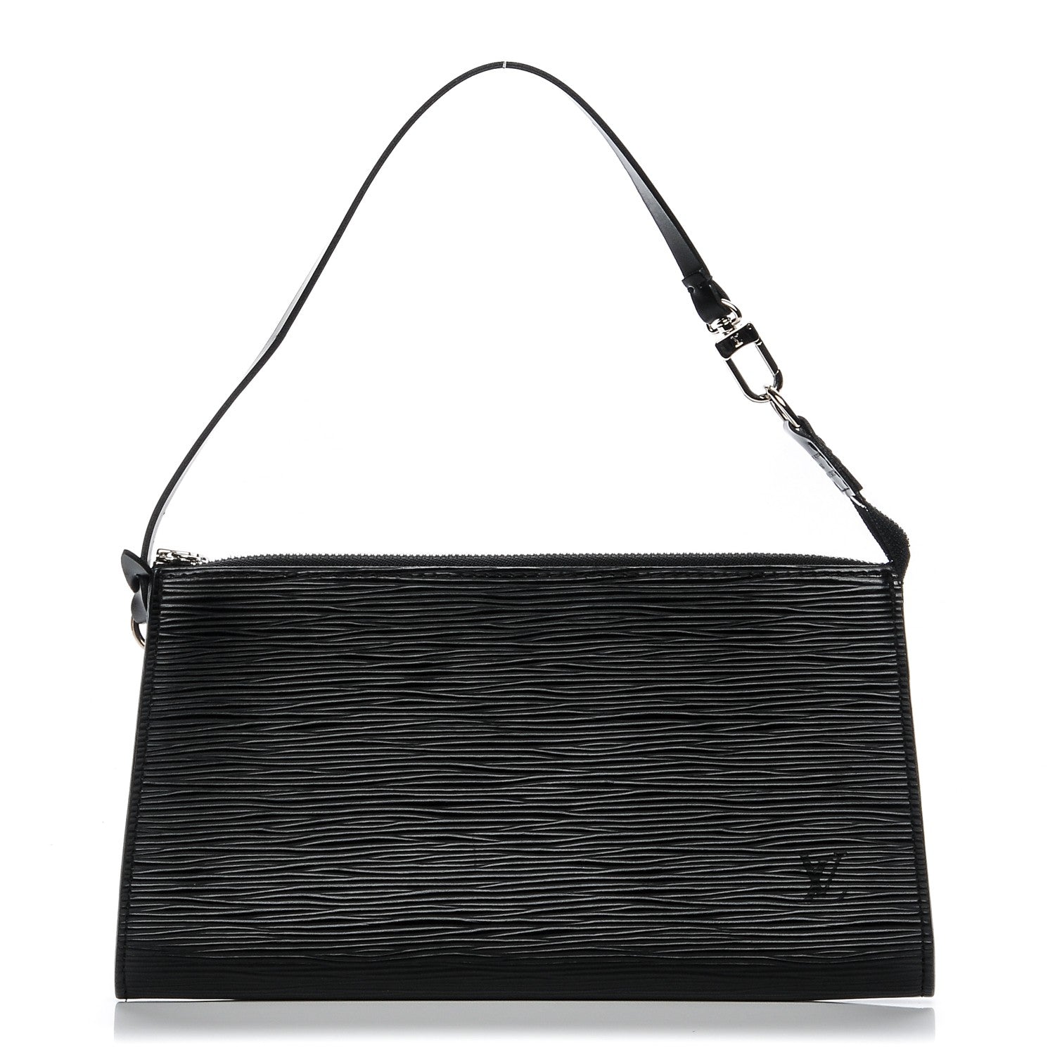 Louis Vuitton Epi Pochette Accessories 24 Black 1 of 6
