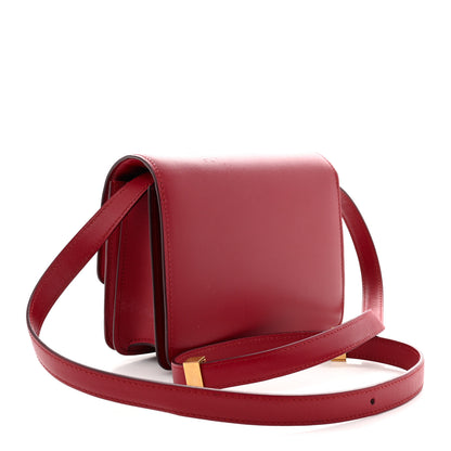 Celine Box Calfskin Small Classic Box Flap Bag Red 3 of 14