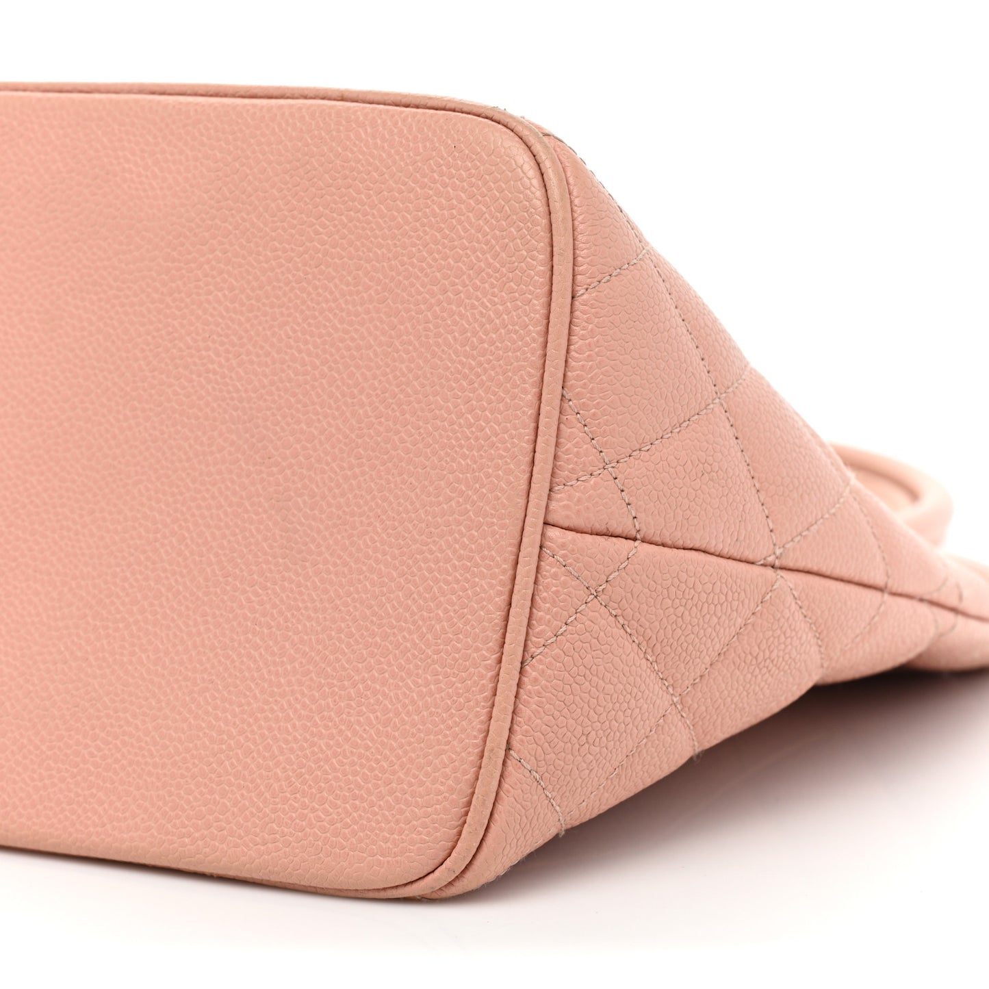 Caviar Quilted Medallion Tote Light Pink
